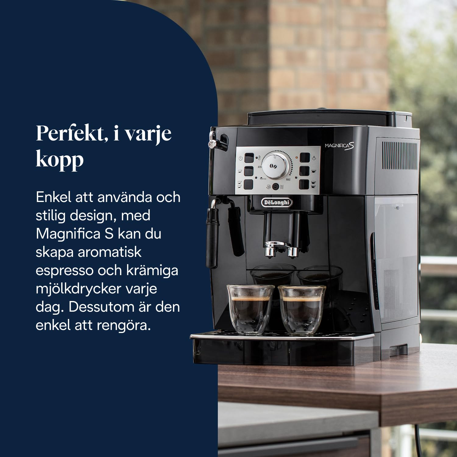 De'Longhi Magnifica S ECAM 22.110.B – fully automatic espresso machine — 2