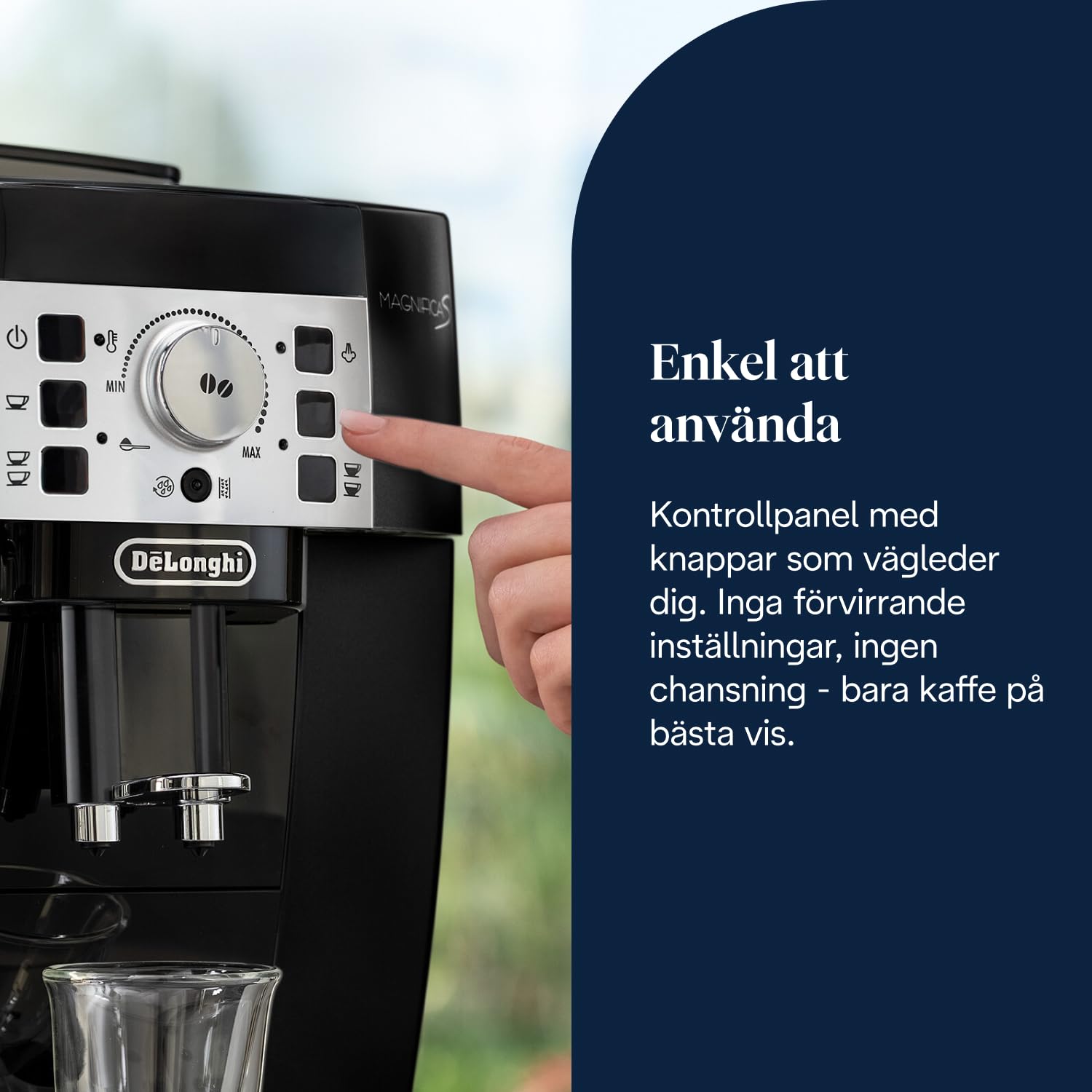 De'Longhi Magnifica S ECAM 22.110.B – fully automatic espresso machine — 5