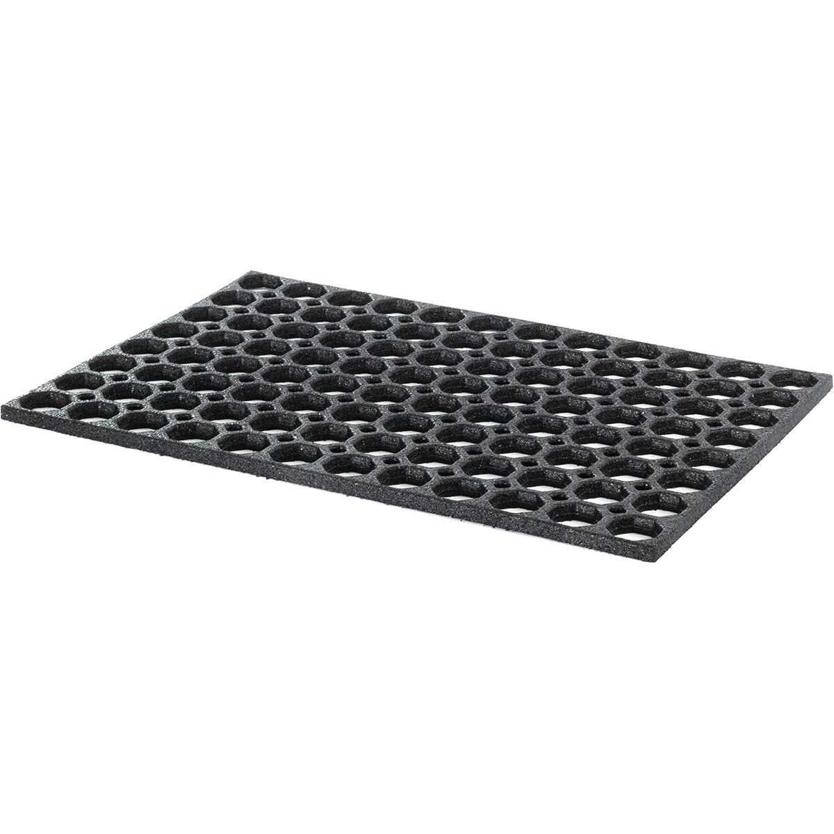 Rubber honeycomb doormat
