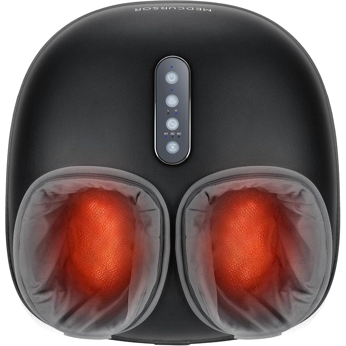 Heated shiatsu foot massager