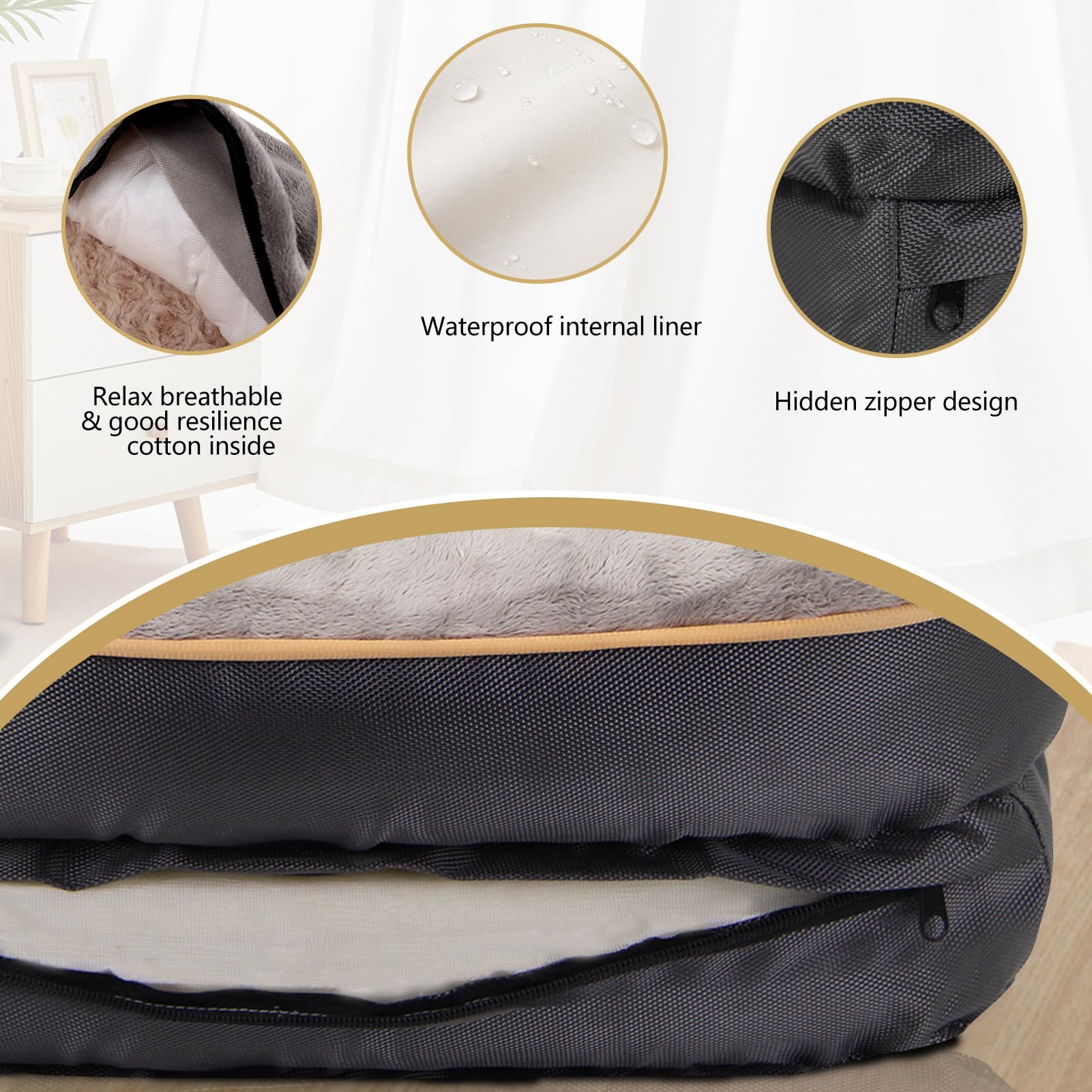 Orthopedic dog bed XL – memory foam — 5