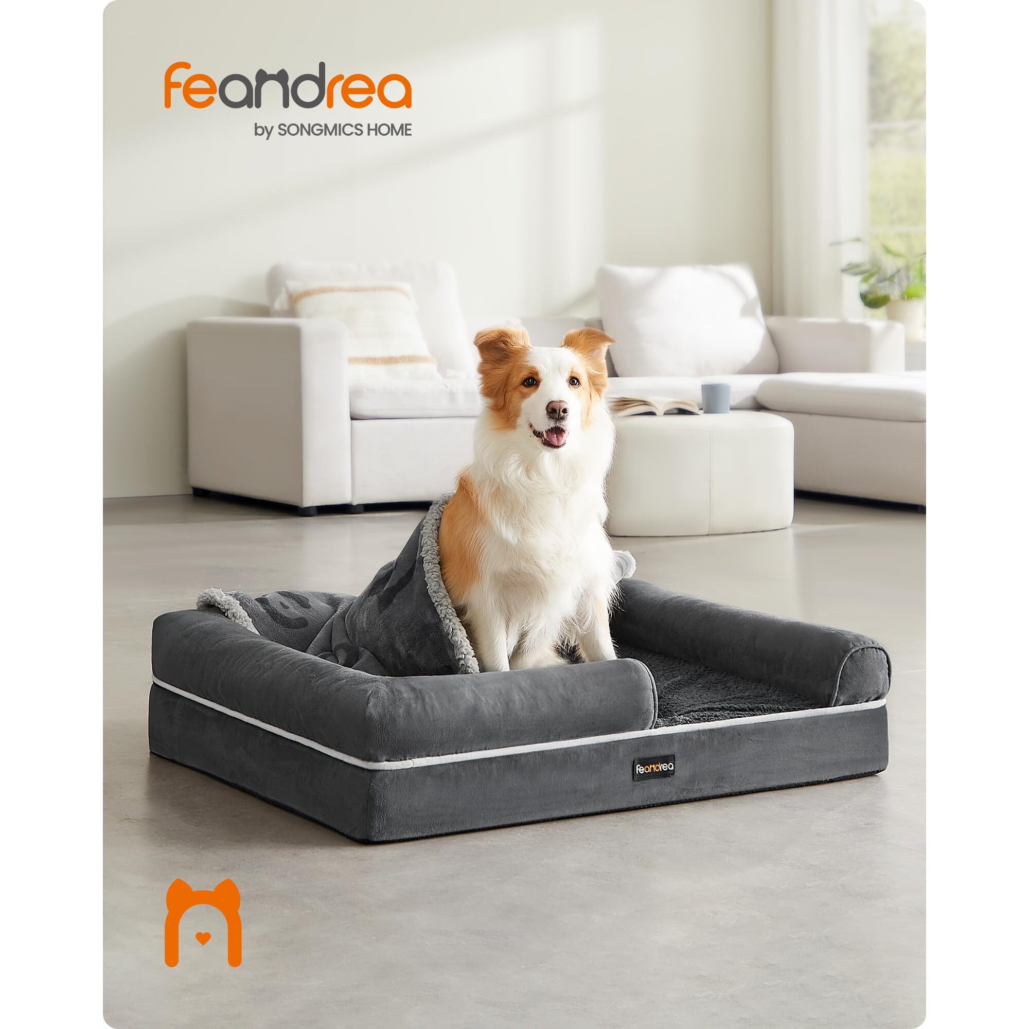 Plush dog sofa — 2