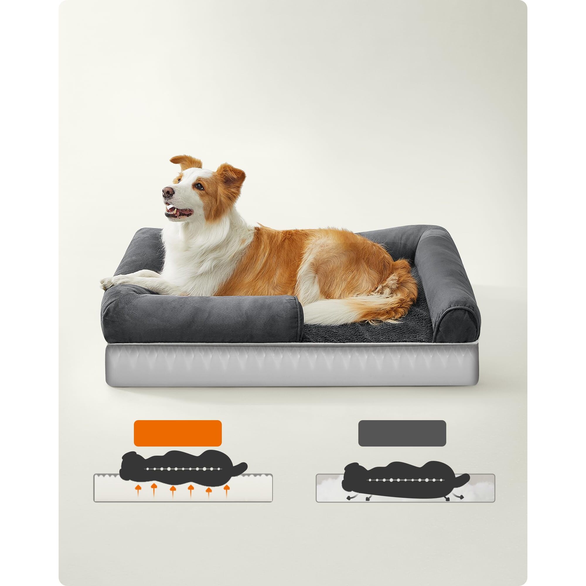 Plush dog sofa — 4