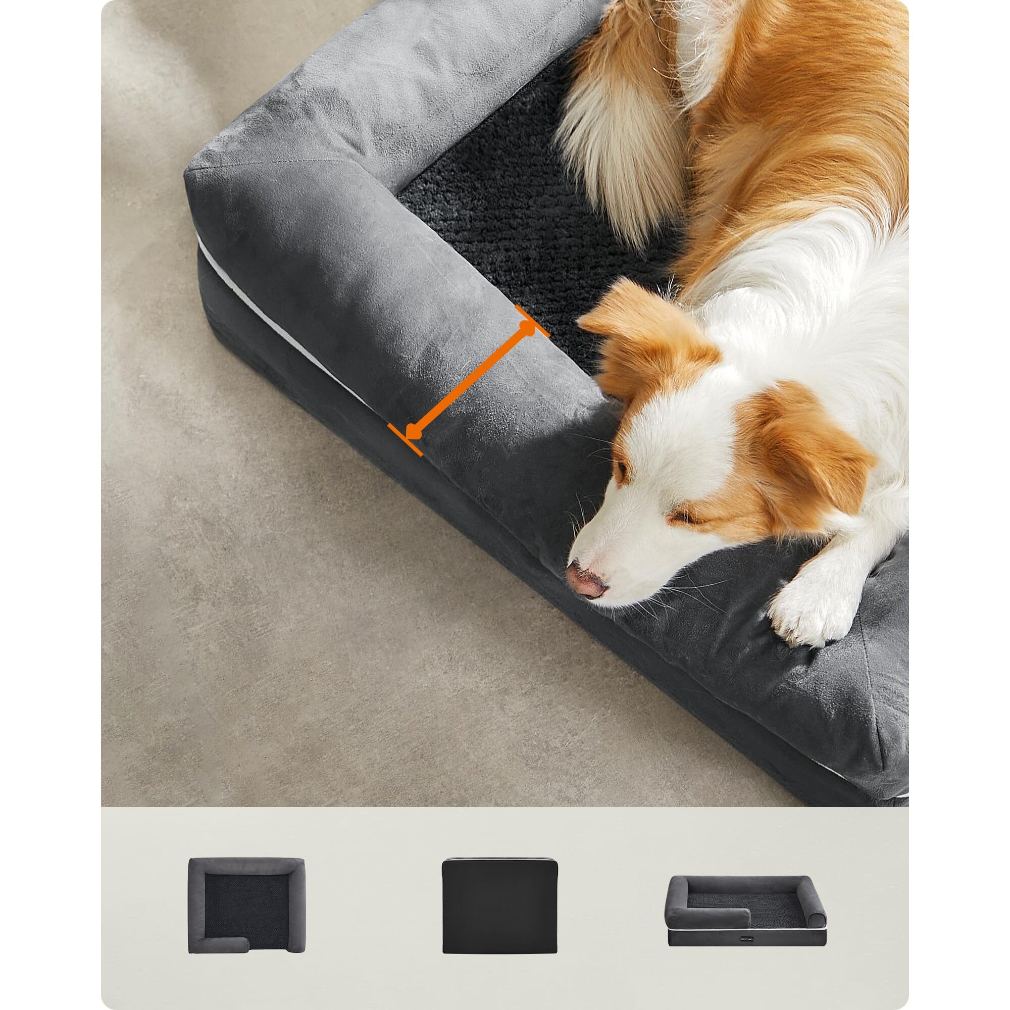 Plush dog sofa — 5