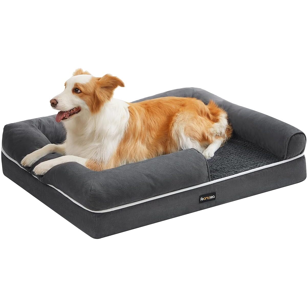 Plush dog sofa