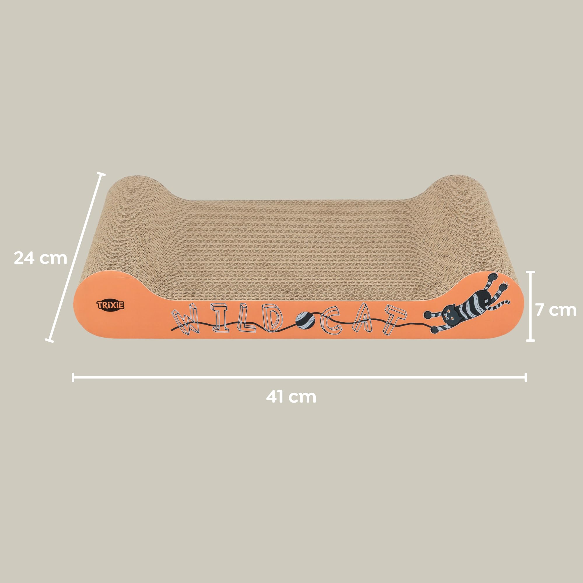 Cardboard scratching lounger — 3