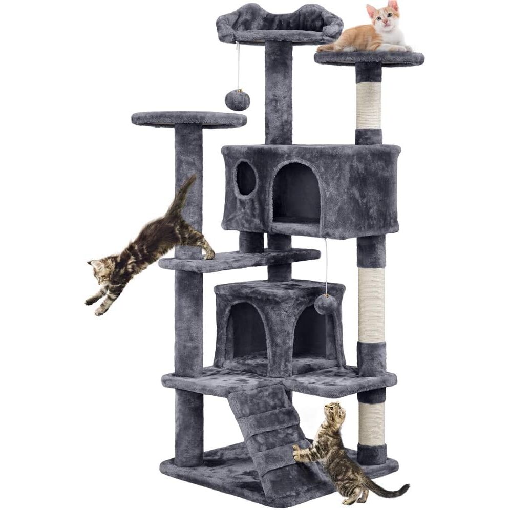 Cat tree 140 cm with cave