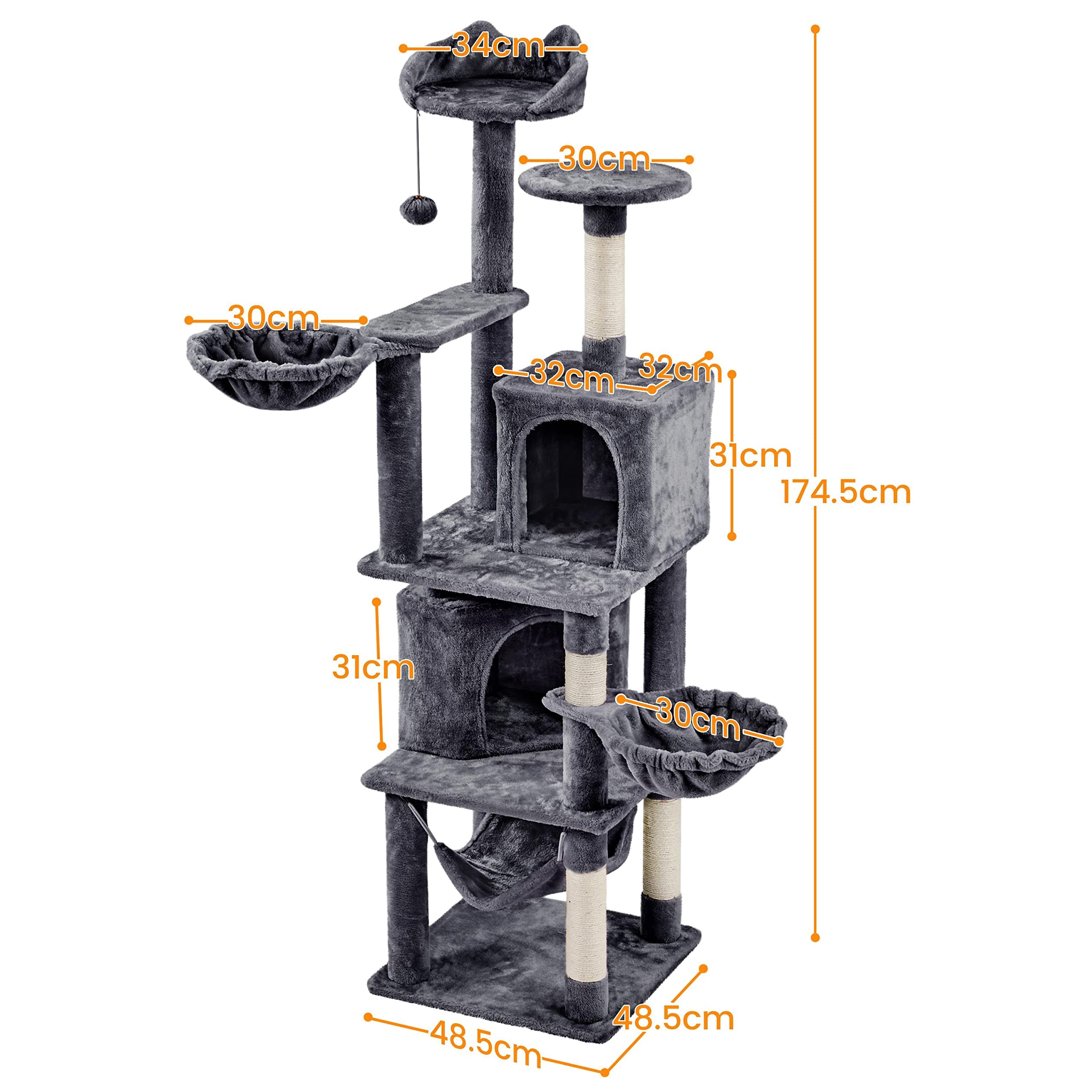 XXL cat tree 175 cm — 4