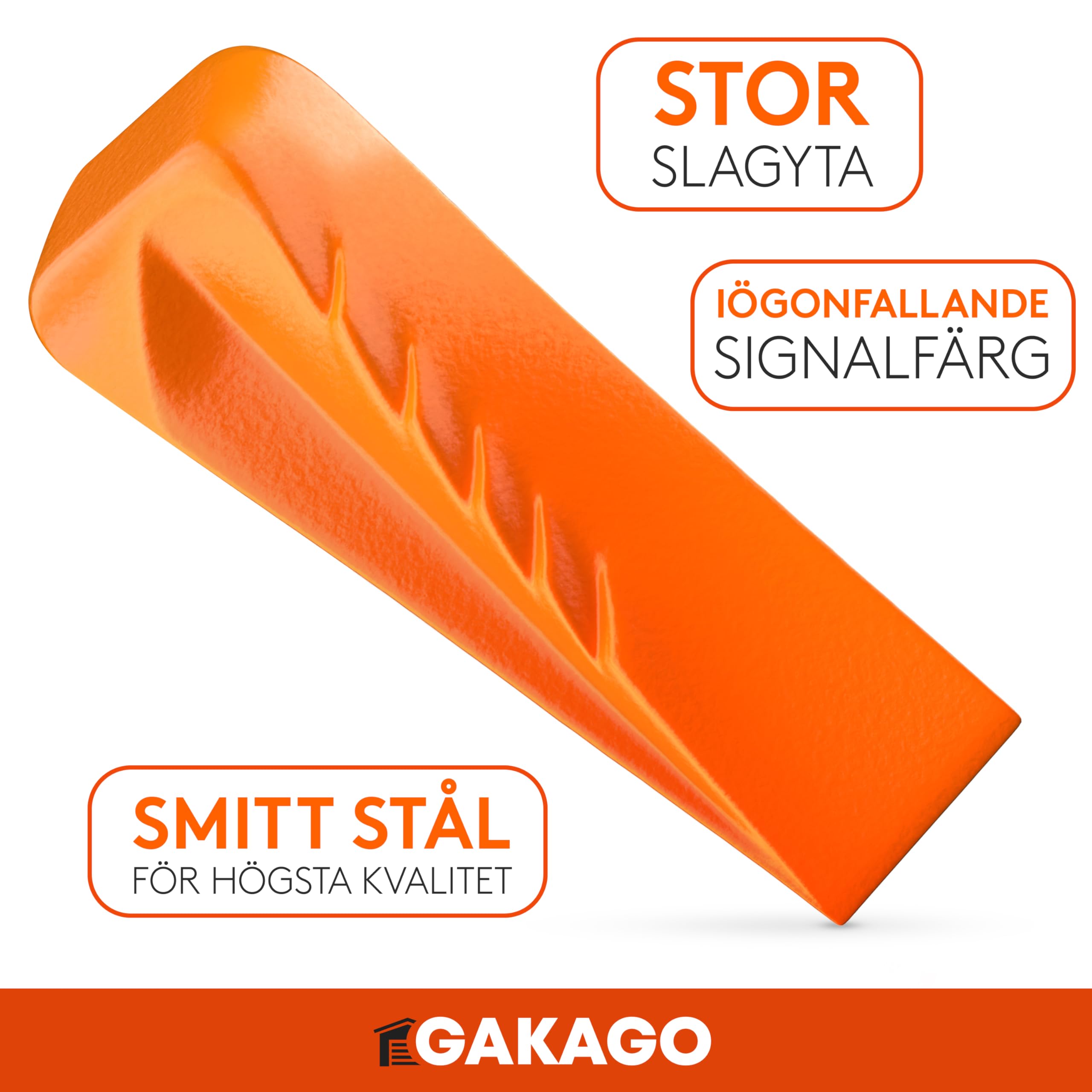 Steel splitting wedge, rotating design — 4