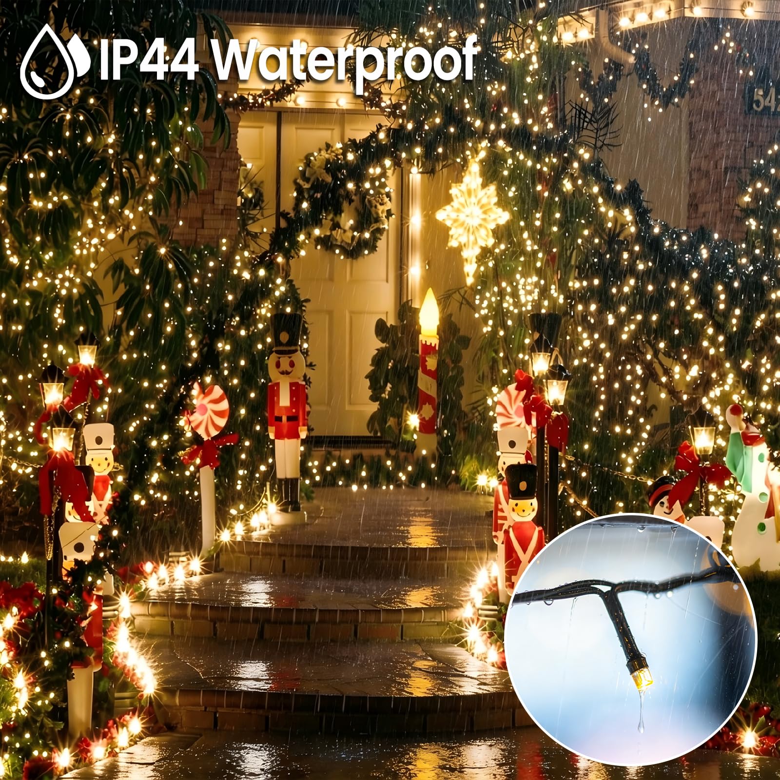 String lights 30 m – 300 warm white LEDs — 6