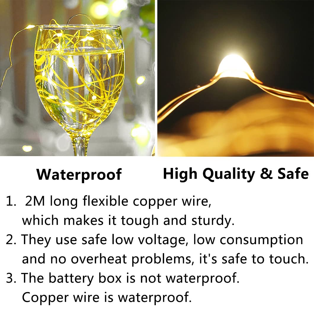 Fairy lights 12-pack – 20 LED copper wire — 2