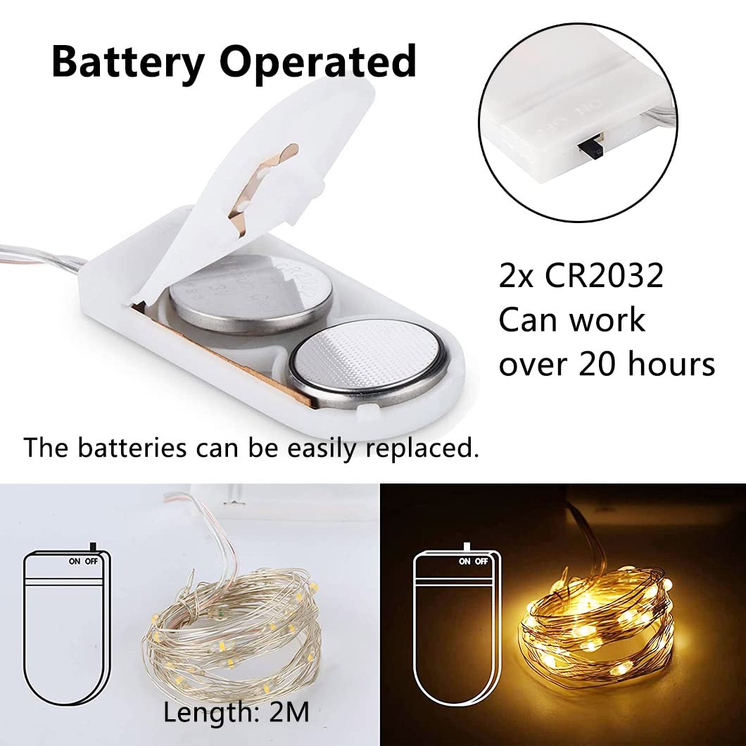Fairy lights 12-pack – 20 LED copper wire — 3
