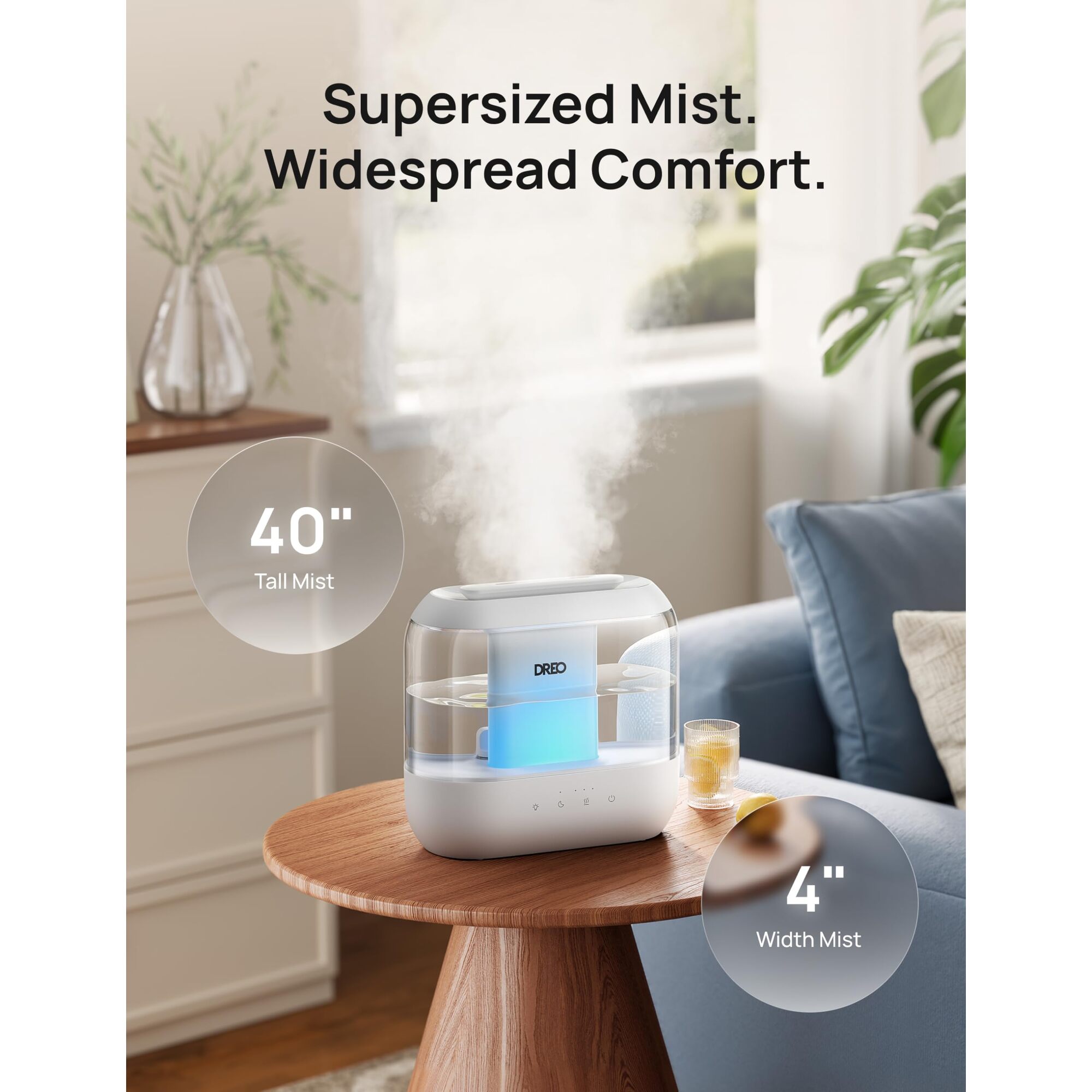 Humidifier 4 L – up to 32 h runtime — 3