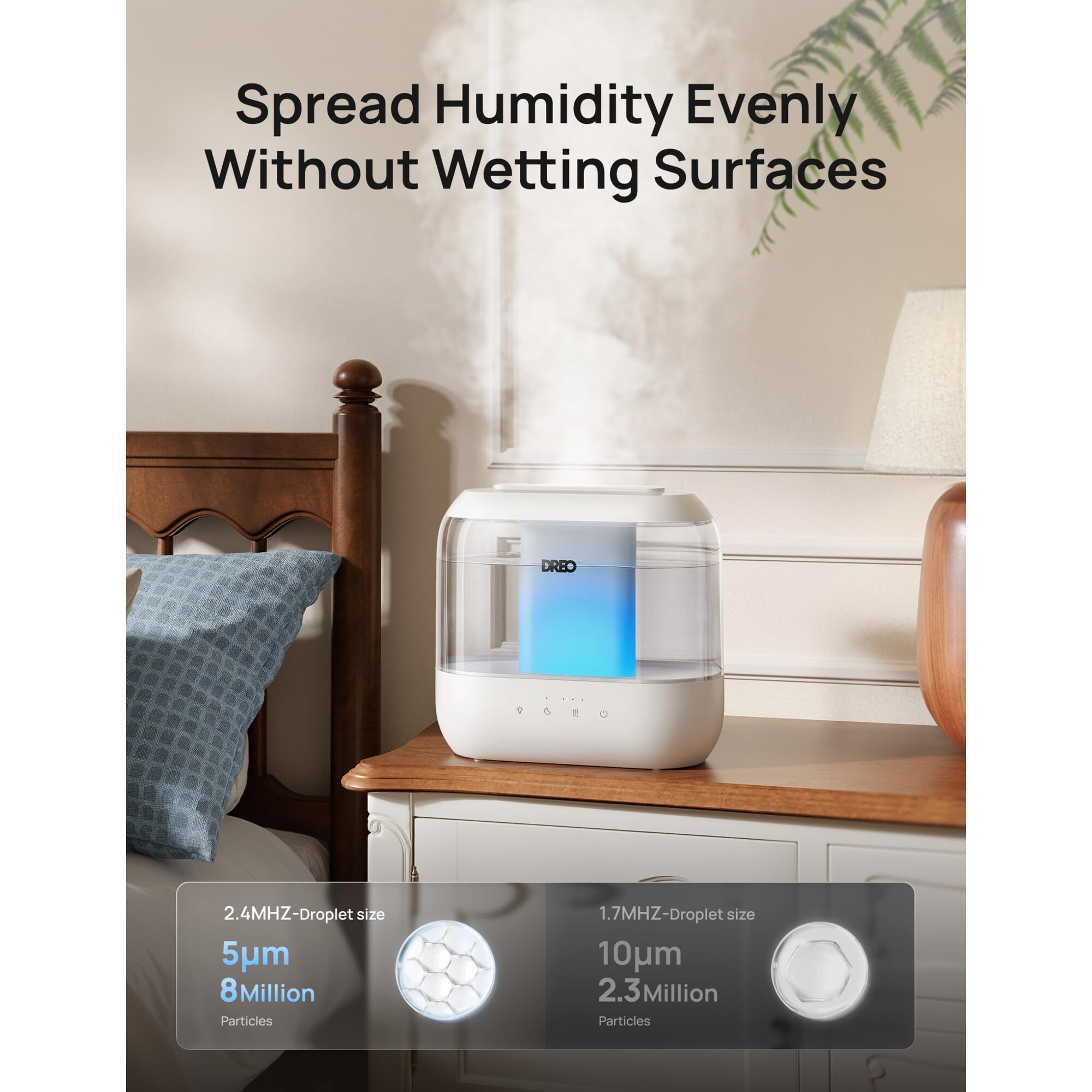 Humidifier 4 L – up to 32 h runtime — 4
