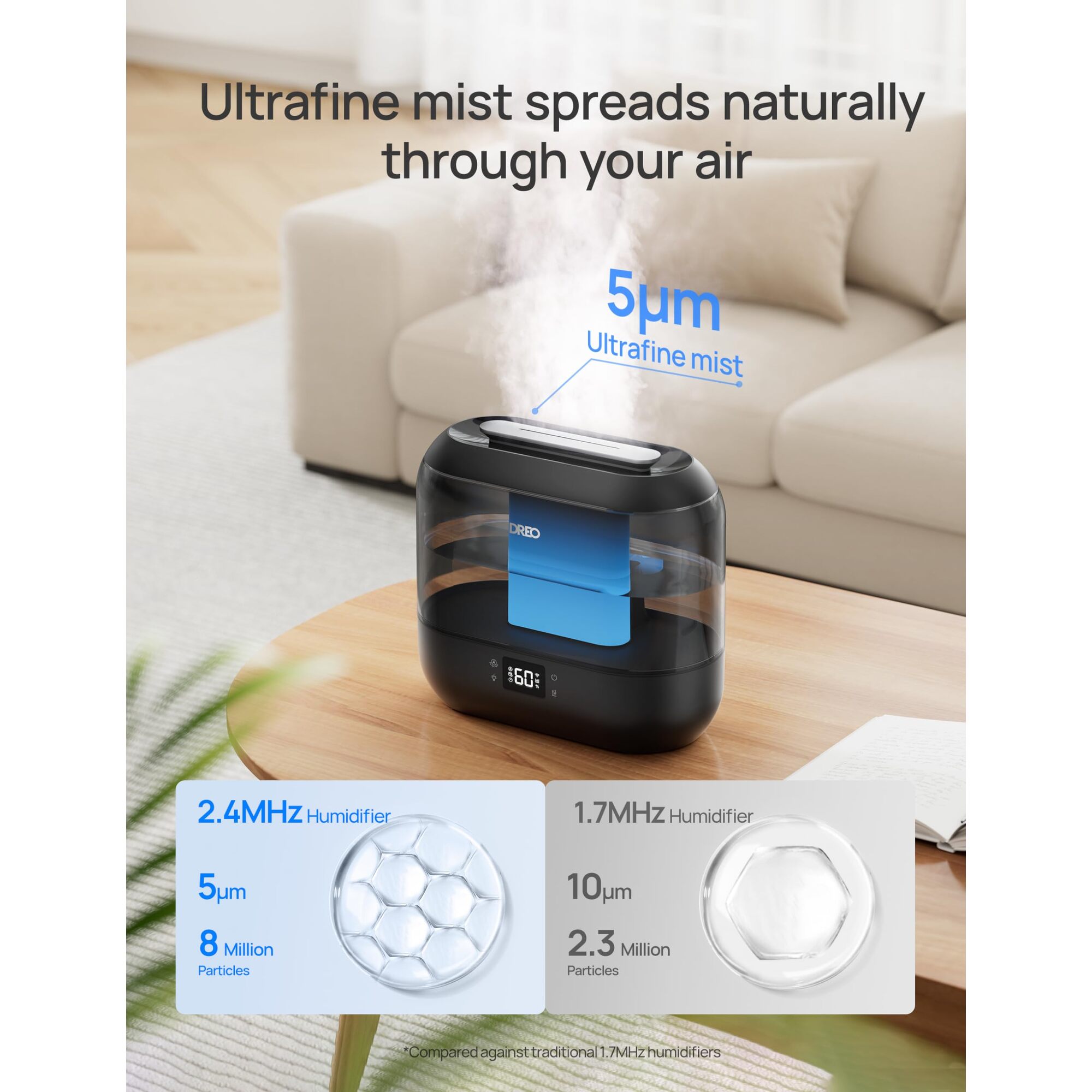 Smart humidifier 4 L with app control — 5