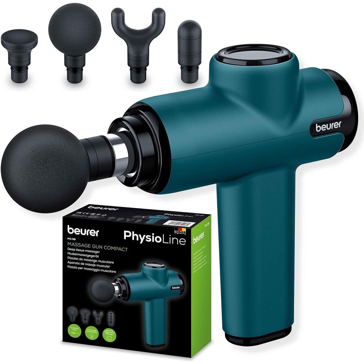 Massage gun with 4 attachments