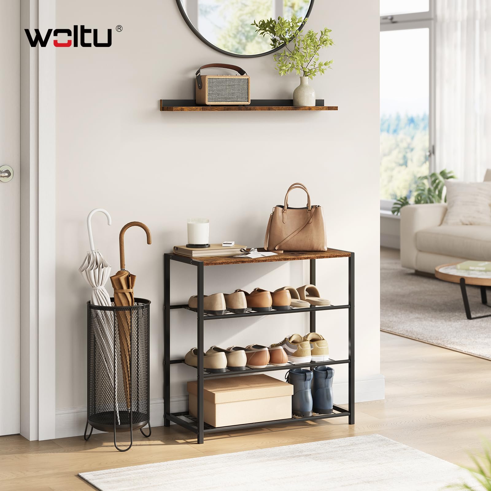 Shoe bench with seat – 2 tiers — 2