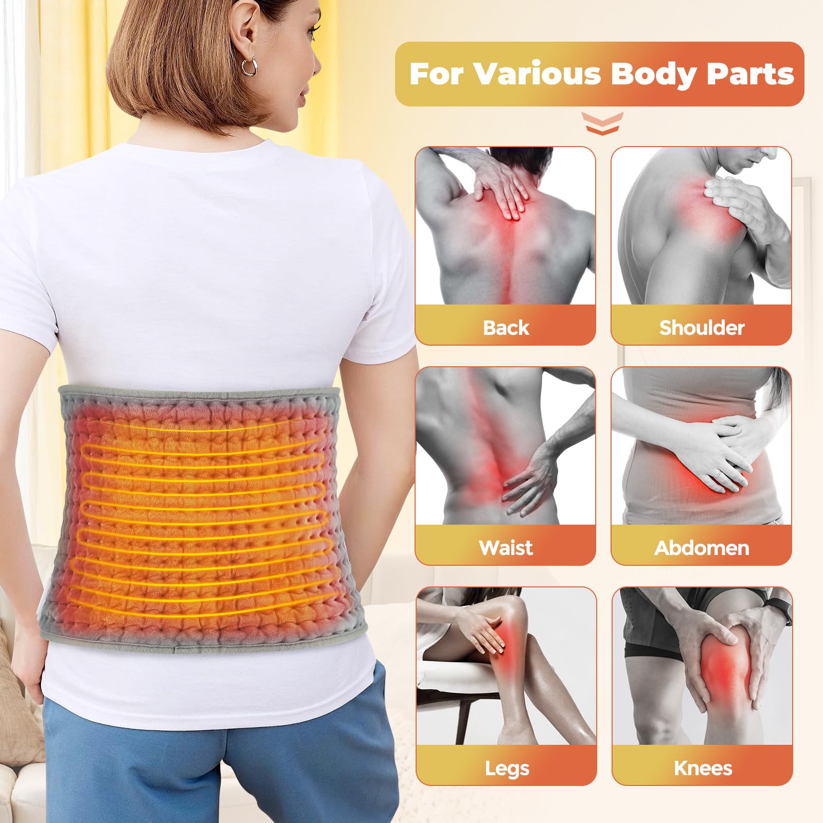 Heat pad with LCD control – 9 levels — 2