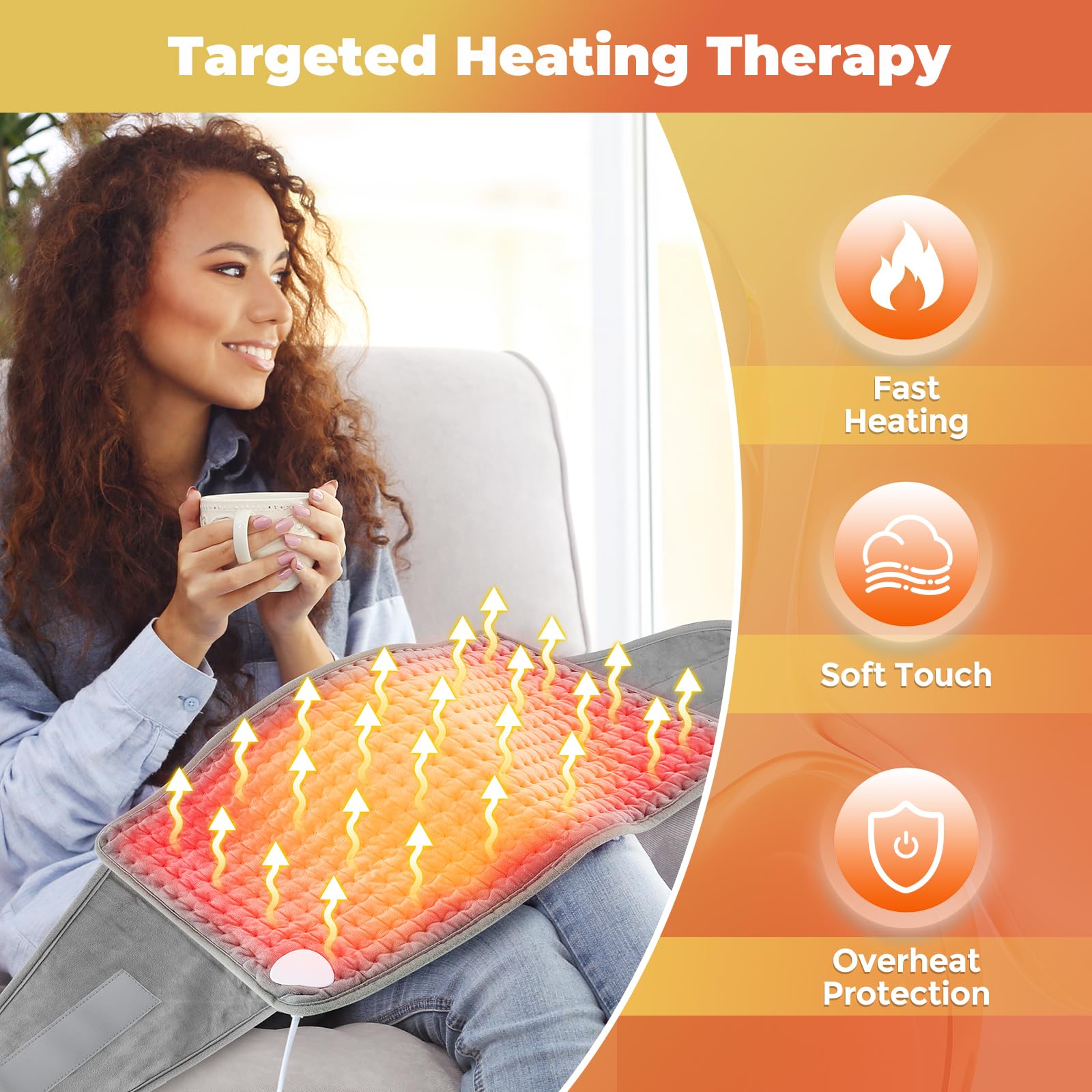 Heat pad with LCD control – 9 levels — 4
