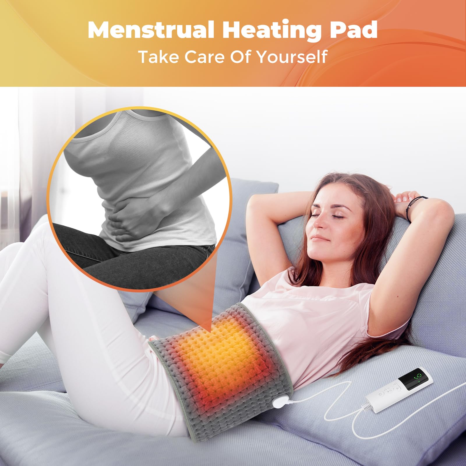 Heat pad with LCD control – 9 levels — 5